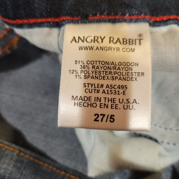 Angry Rabbit Jeans NWT - Picture 10 of 11